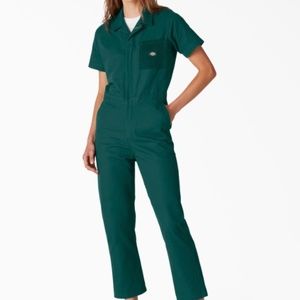 COPY - Dickie’s Women’s Reworked Coveralls (dark green)